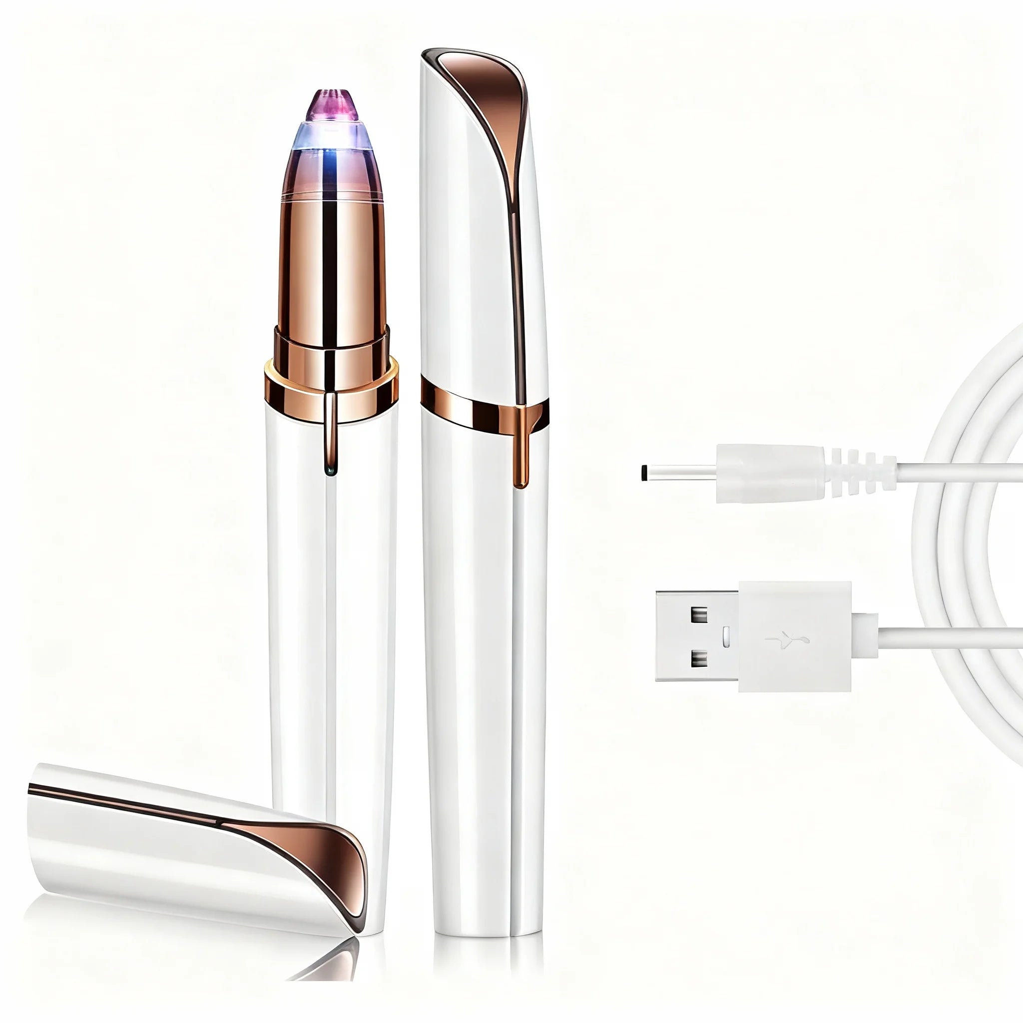 Combo Beauty Set 3 en 1: Facial, Cejas y Espejo LED X10