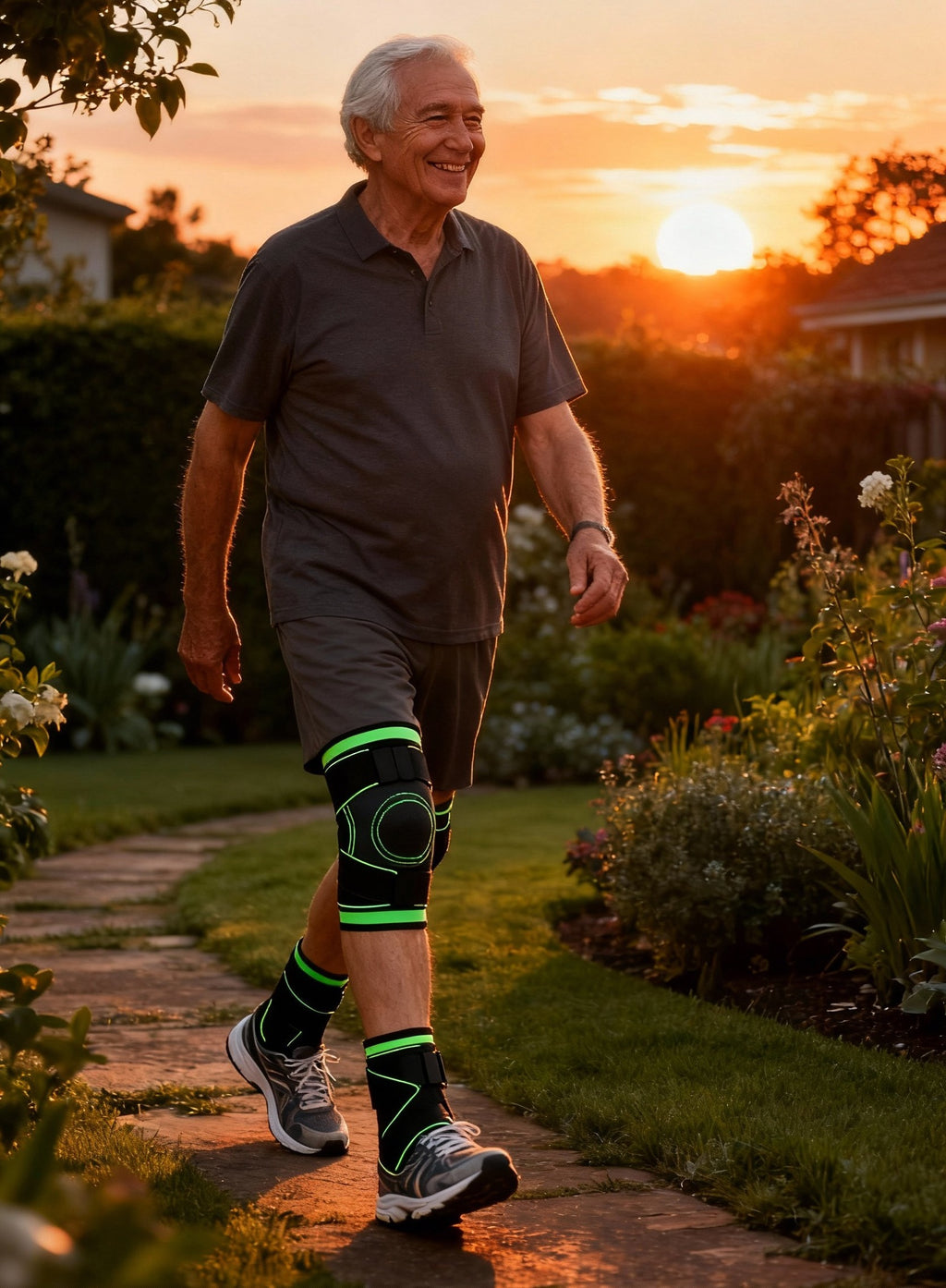 MovilidadPlus™ PRO Pack 2x1: 2 Rodilleras + 2 Tobilleras Ajustables